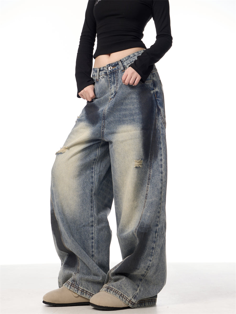 The Worn Barrel Jean