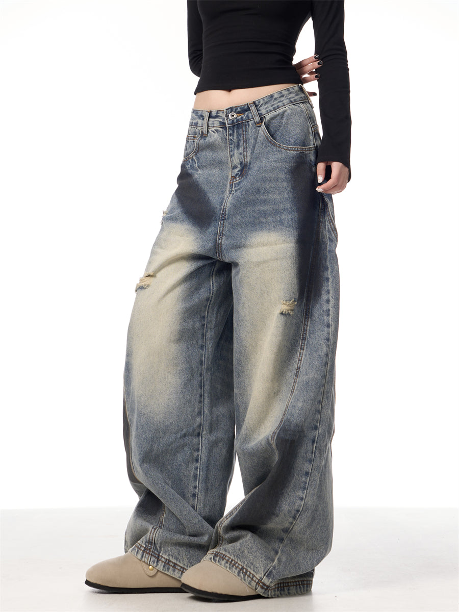 The Worn Barrel Jean